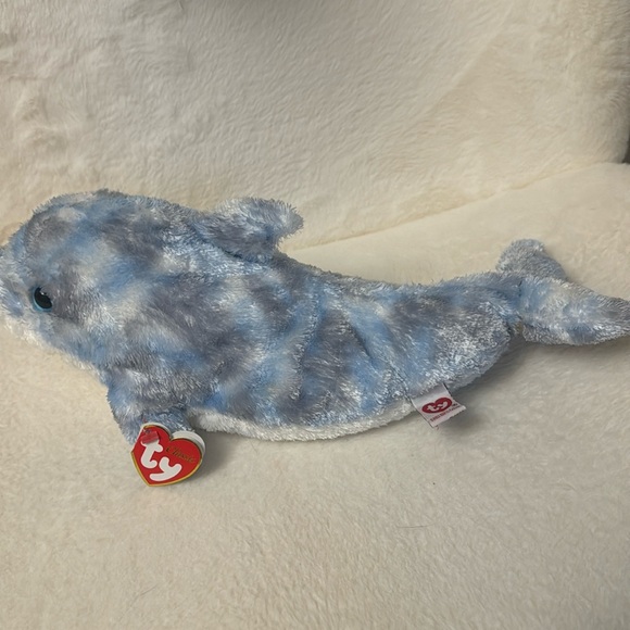Ty Classics Collection “Dipper” the Dolphin (12 inch) - Picture 1 of 7